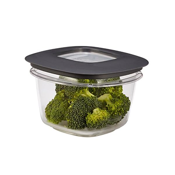 Rubbermaid Premier Easy Find Lids Food Storage Containers, 2 Cup, Gray Moroccan & Uzbek Food