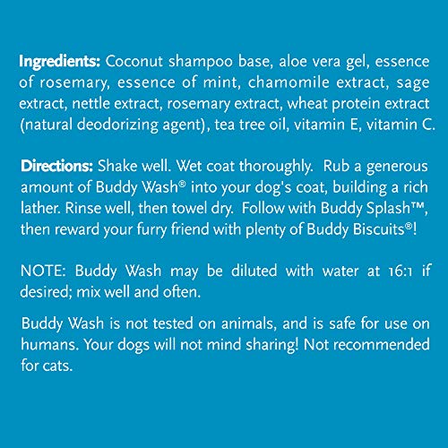 Buddy Wash Dog Shampoo & Conditioner for Dogs with Botanical Extracts