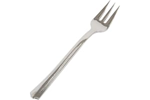 WNA 50 Count Reflections 4.2 Petite Plastic Tasting Fork, Silver
