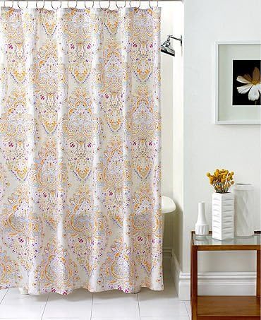 Echo Design Laila Medallion Paisley Fabric Shower Curtain Amazon