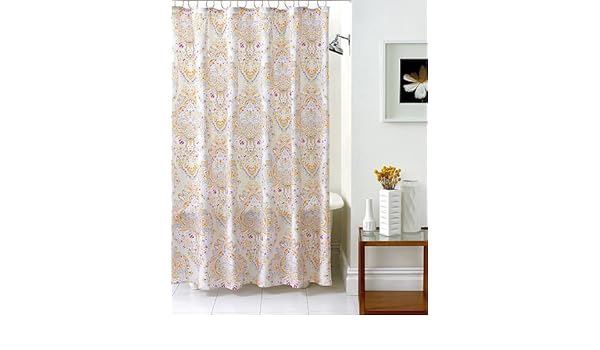 Echo Design Laila Medallion Paisley Fabric Shower Curtain Amazon