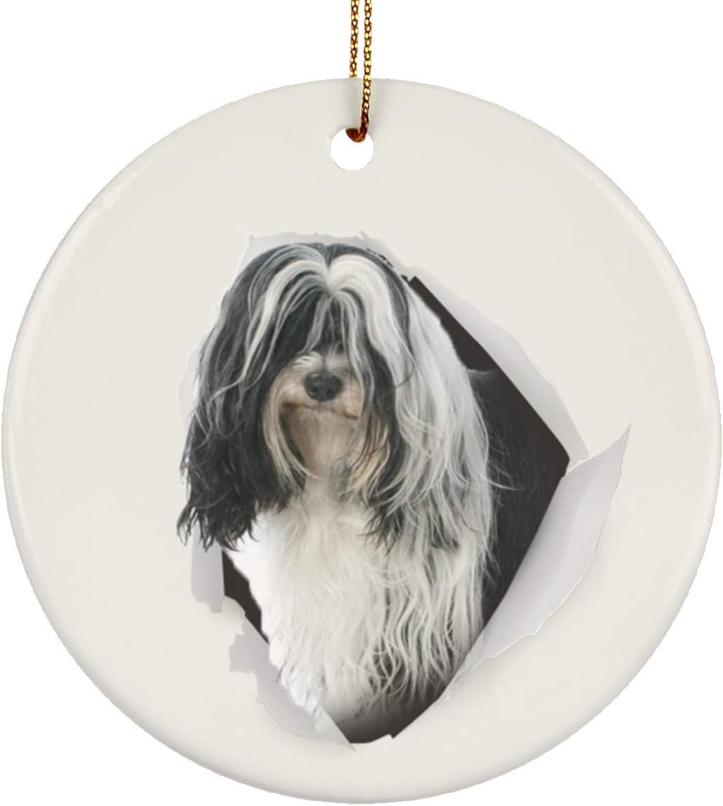 tibetan terrier ornament