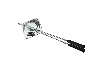 Adbucks Steel Omic Classic Range Twister Non-Electric Sandwich Toaster (Silver, 16inch)