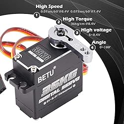 BETU 35Kg Brushless Servo, HV 8.4V High Torque and