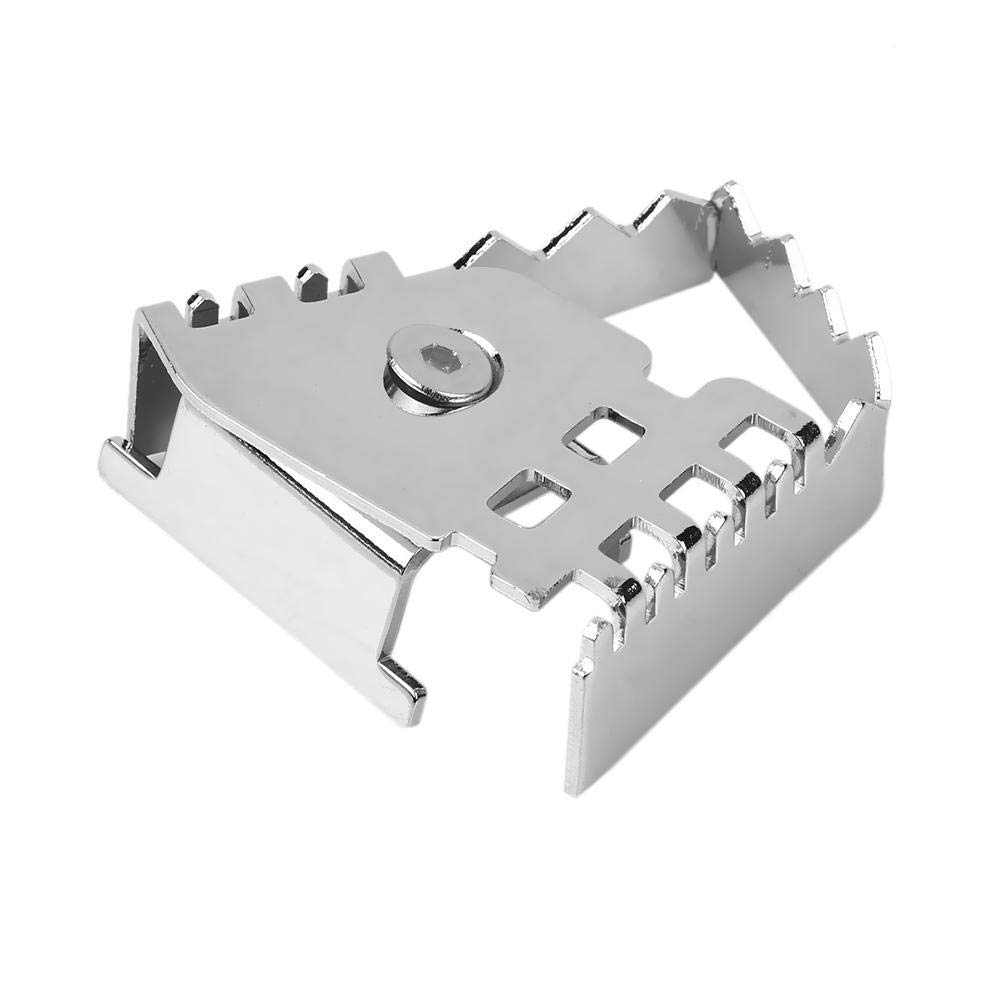 Aramox Motorcycle Rear Brake Pedal Enlarge Extension for F800GS F700GS F650GS R1150GS R1200GS, Stainless Steel, Silver