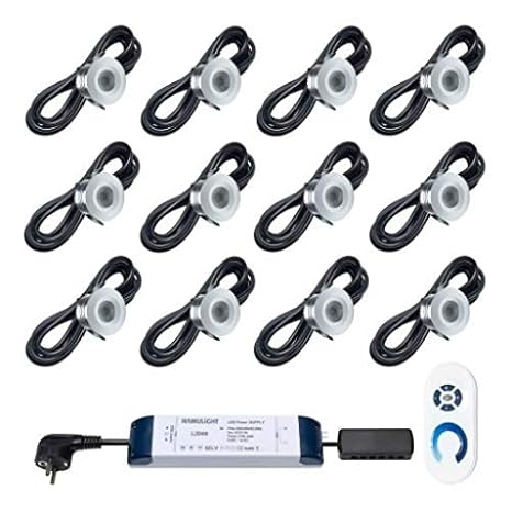 LED Einbaustrahler Terrassenüberdachung/Wintergarten Sevilla | Warm