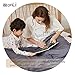 ZonLi Weighted Blanket 15 lbs(48''x72'', Twin Size, Grey), Weighted Blanket for Adults, with Glass Beads