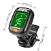 Chromatic Tuner, Meeland Mini Clip-on Guitar Tuner for Guitar/Bass/Ukulele and Violin/Anti-Interference Color LCD Display/Battery Included/Auto Power Off