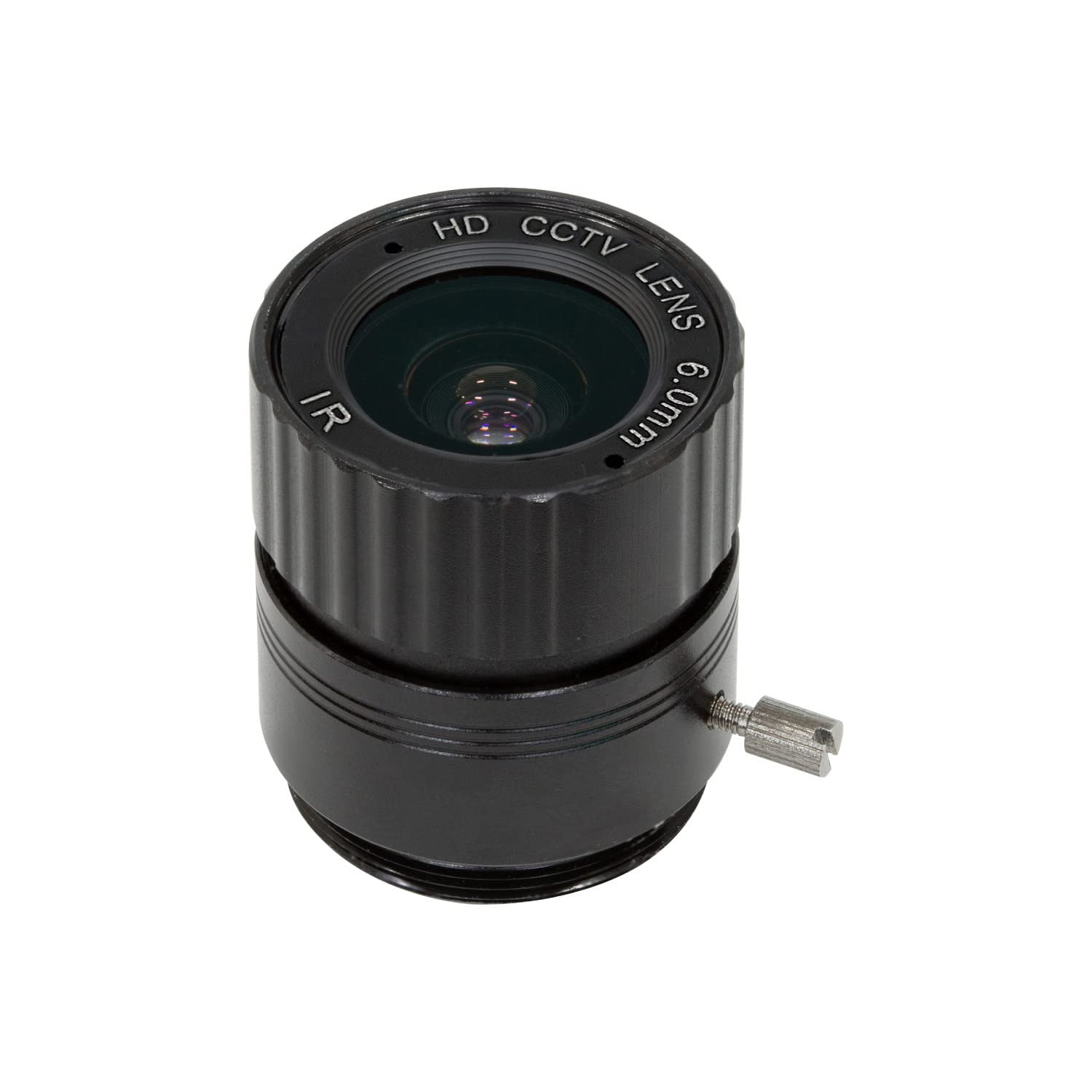 Arducam Lens for Raspberry Pi HQ Camera, Wide Angle CS-Mount Lens, 6mm Focal Length with Manual Focus