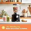 VonShef-Food-Processor--750W-Multifunctional-8in1-Chopper-Knead-Dough-Blender-Citrus-Juicer-Shredder-Slicer-Emulsifier-Grater--Features-2-Speeds-Pulse-Controls-2L-Mixing-Bowl-18L-Jug VonShef Food Processor – 750W Multifunctional 8in1 Chopper, Knead Dough, Blender, Citrus Juicer, Shredder, Slicer…
