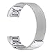 bayite Fitbit Charge 2 Bands, Stainless Steel Milanese Loop Metal Replacement Accessories Bracelet Strap Unique Magnet Lock Fitbit Charge 2 HR