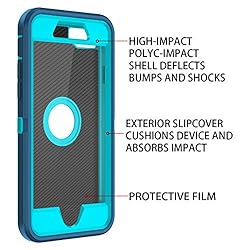 I-HONVA for iPhone SE 2022/2020 Case Built-in
