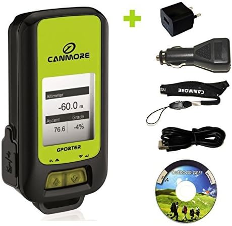 G-PORTER Gp-102 + GPS - (Green) Multi-Function Device - Kit with 110-240V AC Adapter and 12 V Car Adapter