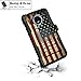 Untouchble Case for Moto Z2 Play Case, Moto Z2 Force, Moto Z Play 2 Case [Heavy Duty Clip]- Shockproof Swivel Holster Case with Built in Kickstand - Vintage America Flag