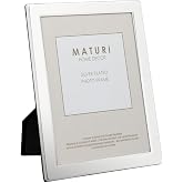Maturi Silver Plated Photo Frame - Flat Edge Finish 2.5 x 3.5-inch (6.5 x 9cm)