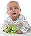 OgoBolli Teething Ring Tactile Sensory Ball Toy for Babies & Kids - Stretchy, Soft Non-Toxic Silicone - Ages 3 Months and up - Green