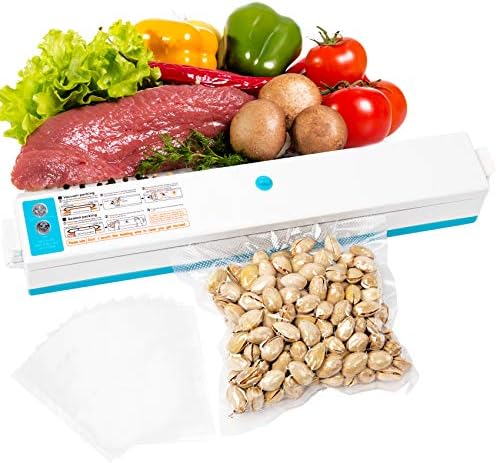 Kneysan Home Handheld Vacuum Sealer Machine|Dry & Moist Food Modes|Mini-type And Small Low Noise Vacuum Sealer Machine|Kitchen Good Helper|Automatic Operation Vacuum Air Sealing Food Saver|Easy to Use And Clean Vacuum Sealer Packing Machine|Small Kitchen Appliances With 17*25CM 10 Bags For Free