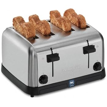 Medium-Duty 4-Slot Toaster 120V Waring Commercial WCT708