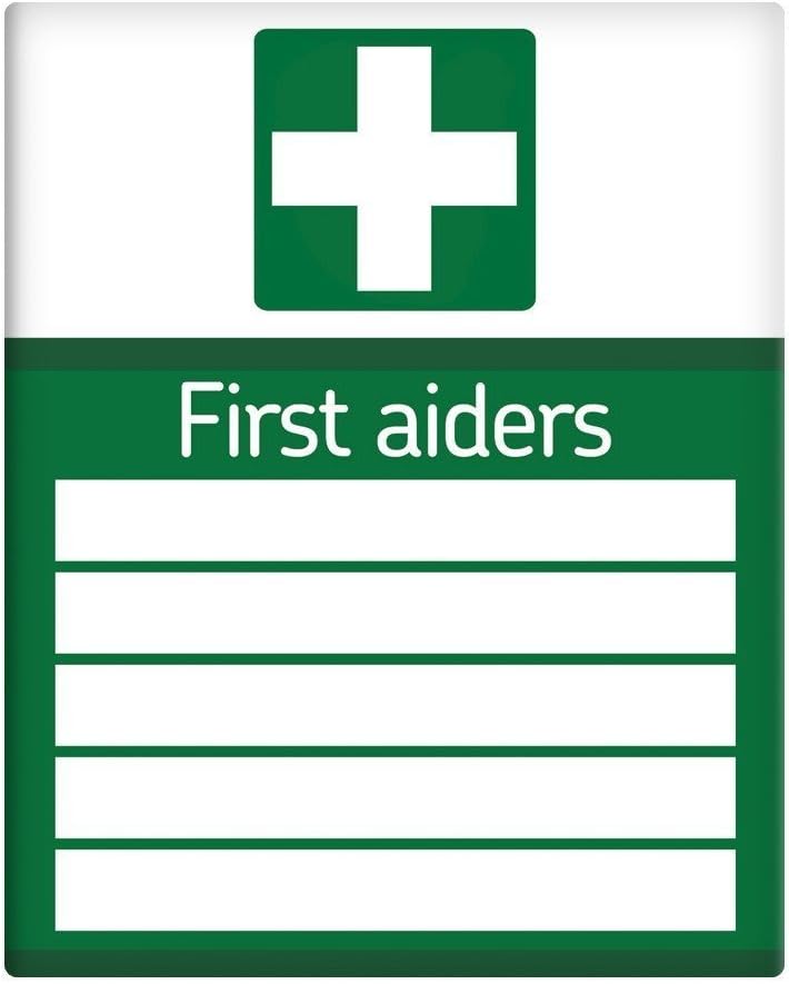 Ohngangd First Aiders Medical List Workplace Metal Sign 8"X12"