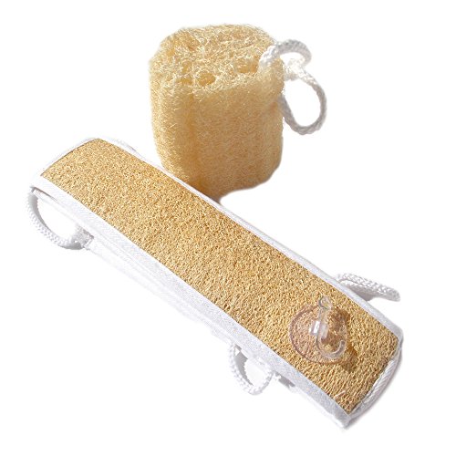 Buy Exfoliating Loofah Back Scrubber and Sponge for Bath, Spa and