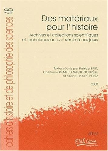 Des  matériaux pour l'histoire