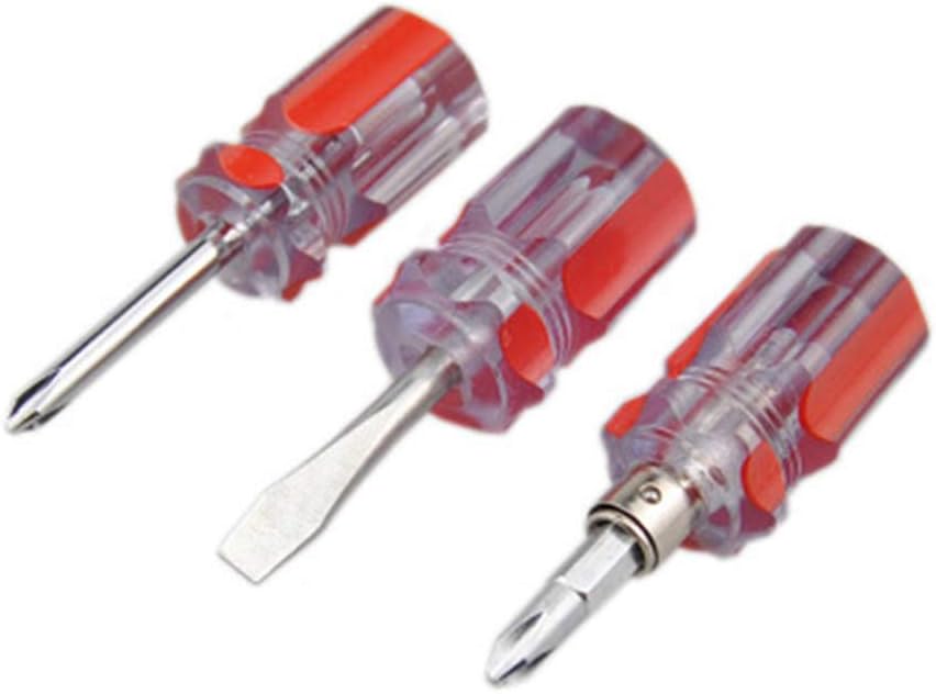 Mini Dual-use Screwdriver,Short Handle Screwdriver,Small Screwdriver Set,Repair Tools Telescopic Screwdriver (Short handle)