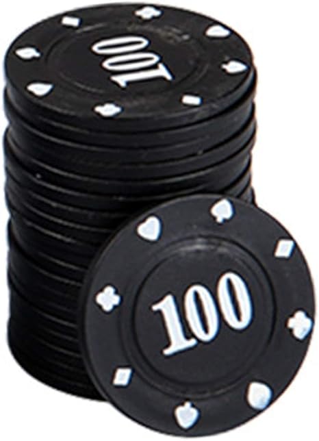 Amazon Co Jp Pjzfsmyxgs チップコイン ポーカーチップ ゲーム用 本格的 カジノ 重量感 盛り上がる 得点管理が容易 高級感 ルーレット バカラ ブラックジャック プロ仕様 5色 専用ケース付き 100枚セット 黒100元 ホーム キッチン