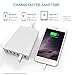 Desktop Charger: Stalion® Multiple USB Hub 6-Port Portable Charger (Ceramic White) with Smart Technology Universal for iPhone 6s Plus iPad Air Mini Pro Galaxy S6 Edge+ Samsung Galaxy Note 5