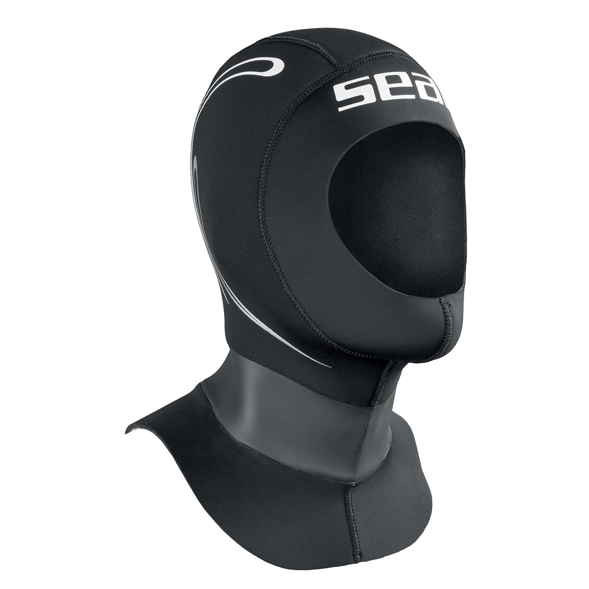 SEAC Unisex's Tekno Hood, Black, 2X-Large