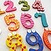 Set of 10 Number Wooden Fridge Furniture Decorations Magnets Toy Small