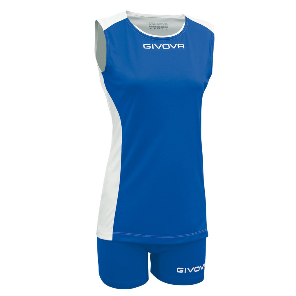 Givova KIT VOLLEY PIPER AZZURRO/BIANCO Tg. M