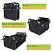 MIU COLOR Car Trunk Organizer for SUV, Collapsible Trunk Storage Organizer, Securing Straps, Non Slip Bottom(Black)
