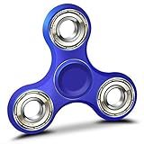 GongFu Star Fidget Spinner Toy Time Killer Perfect to relieve ADHD Anxiety Reduce Stress Helps Focus (Blue) (Misc.)