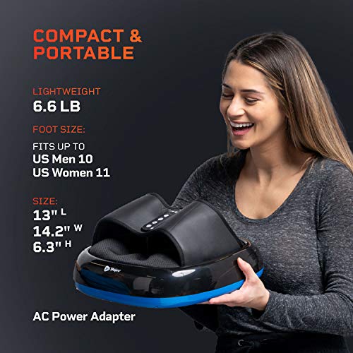 Lifepro Shiatsu Foot Massager with Heat for Pain Relief, Circulation