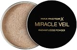 Max Factor Miracle Veil Radiant Loose Face Powder 4g Setting Makeup Shine view 2
