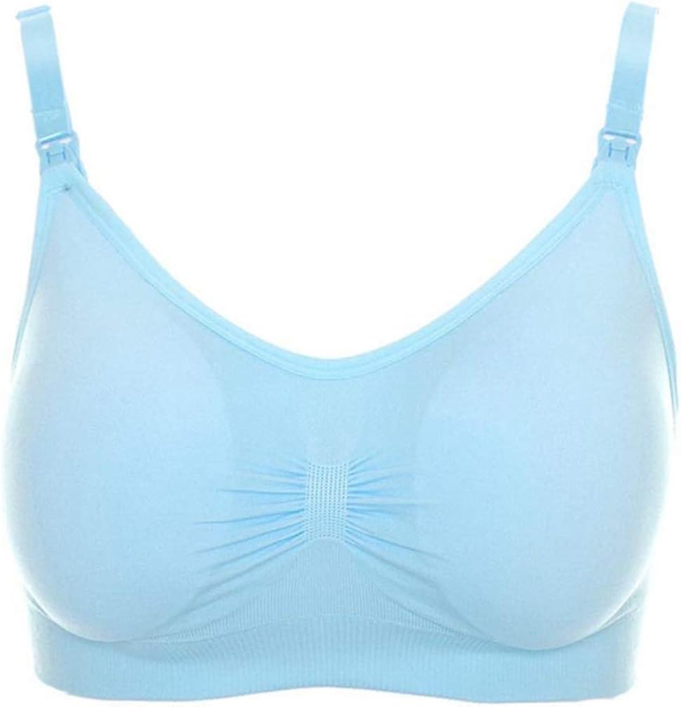 YTREGF Maternity Bra No Rims Seamless Gather Breastfeeding Bras
