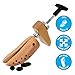 Premium Beech Wood Two-Way Adjustable Shoe Stretcher, Professional Shoe Tree for Men and Women (One Stretcher)