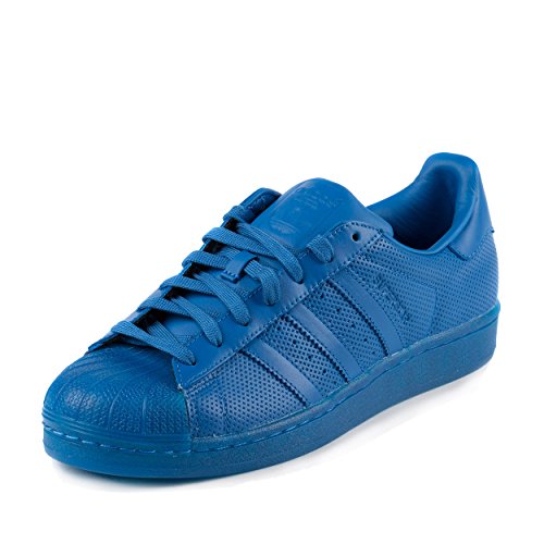 Adidas men s superstar adicolor originals blue/blue/blue basketba…