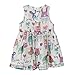 Weixinbuy Kids Girls Chiffon Birds Printed Sleeveless Summer Dress, Bird Printed, Medium