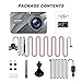 Jeemak Dual Lens Dash Cam Front and Rear 1080P+720P Dashboard Camera,Night Vision Waterproof Backup Camera,4