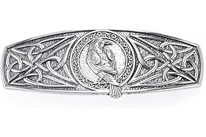 KKJOY Metal Celtic Knot Barrettes Vintage Crow Raven Hair Clips Hand Crafted Spring Clip Hair Pin Headpieces Wedding Bridal H