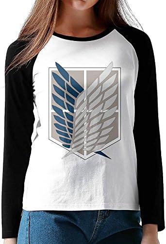 Loneki Women's Attack On Titan Jiyuu No Tsubasa T-Shirts