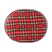 DMI 16-inch Molded Foam Ring Donut Seat Cushion Pillow, Plaid
