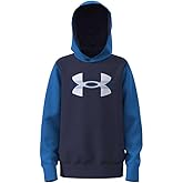 Under Armour boys Rival Fleece Colorblock Graphic Hoodie (Big Kids)