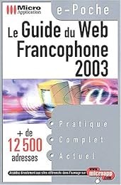 Le  guide du Web francophone 2003