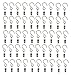 Mydio 50 Pack Stainless Steel Curtain Clip String Party Light and Outdoor Activities Wire-Party Supplies(50 Pack) primary