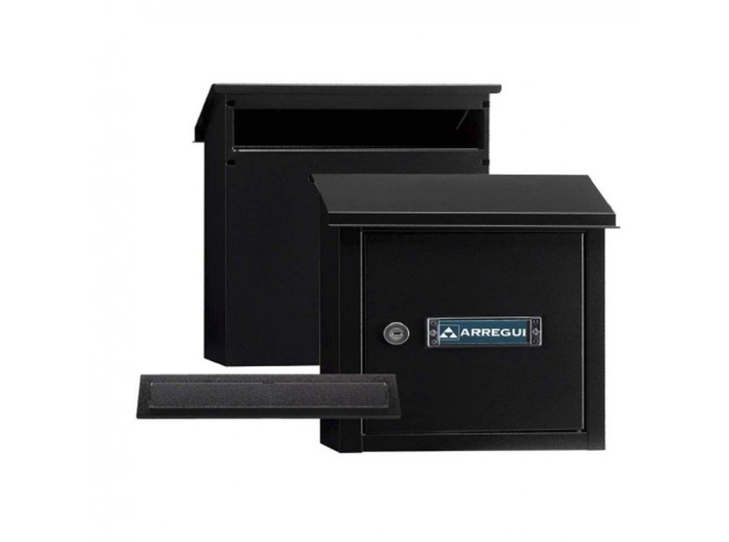 Arregui Letter Flap and Interior Post Box - Black