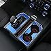 Cab Gear Shift and Cup Holder Decorative Sheet Kit Interior Accessories for Ford F150 2016 2017 (Blue)