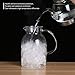 75 Ounces Large Heat Resistant Glass Beverage Pitcher with Stainless Steel Lid, Borosilicate Water Carafe with Spout and Handle, Perfect for Homemade Juice and Iced Tea