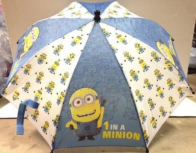 2015 New Minions White & Blue Kids Umbrellas-8710